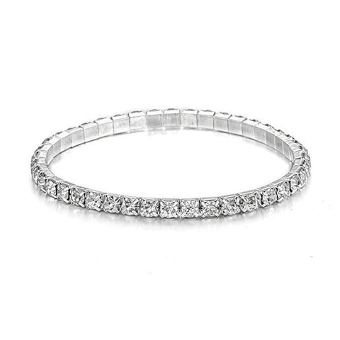 Single Row Rhinestones Bracelets