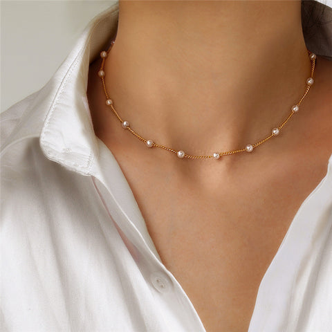 Pearl Choker Necklace